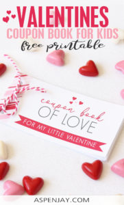 Cute Valentine Coupons for Kids (FREE Printable) - Aspen Jay