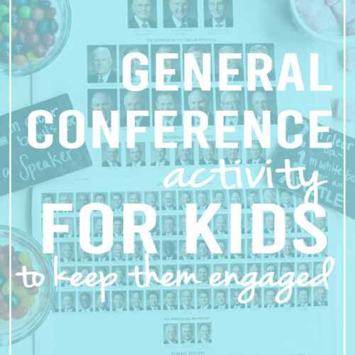 Fun General Conference Activity for Kids