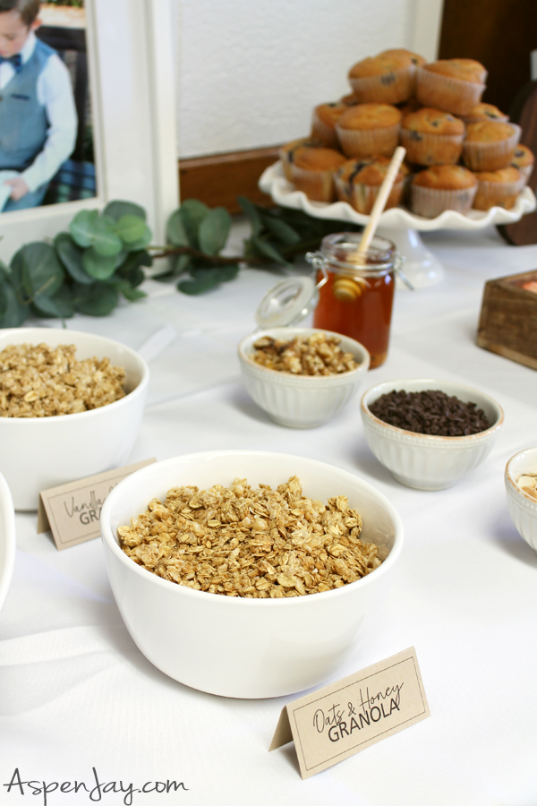 How to Set up a Hot Cereal Breakfast Bar for Brunch Entertaining