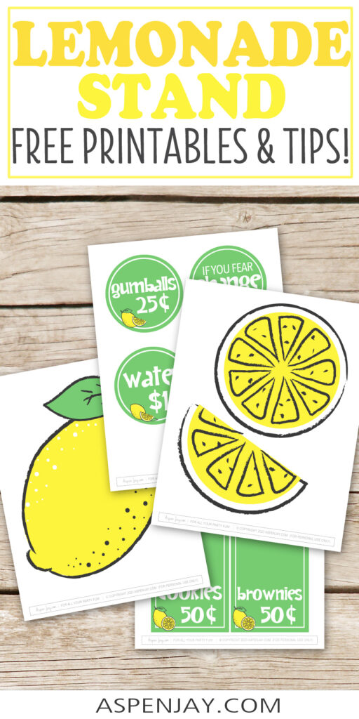 free lemonade stand printables that will help drive success!