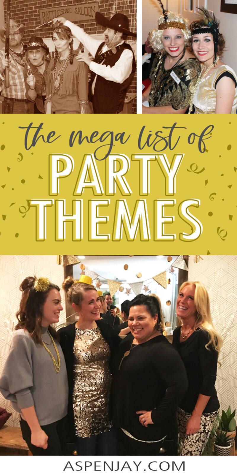 200+ Party Themes for Adults in 2024 – the MEGA list! - Aspen Jay