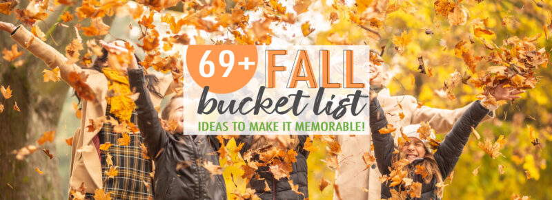 Make the most of the autumn season with these fabulous fall bucket list ideas that will create memories to last a lifetime! Included is a fall bucket list printable to help you keep track of all the fun things you hope to experience during this glorious time of year!