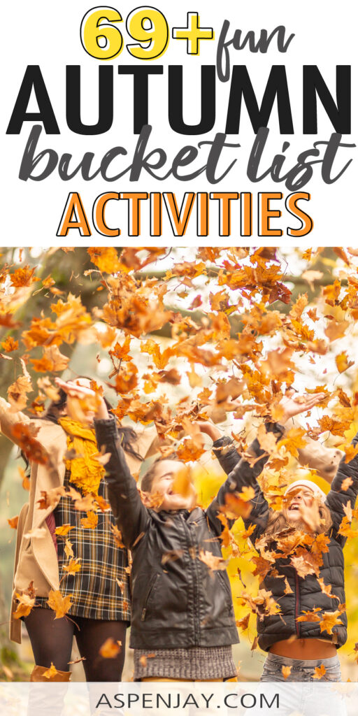 Make the most of the magical season of autumn with these fabulous fall bucket list ideas and free printable!