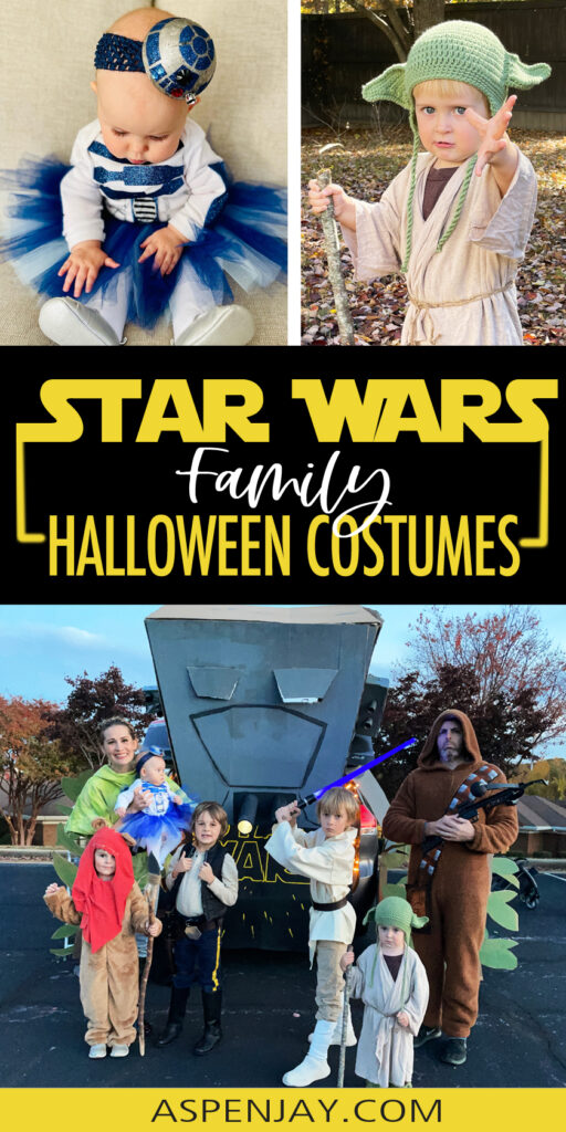 Need epic costumes ideas this Halloween? You don't need to travel to a galaxy far, far away for authentic Star Wars family costumes! Here are some great DIY ideas to make your own! 