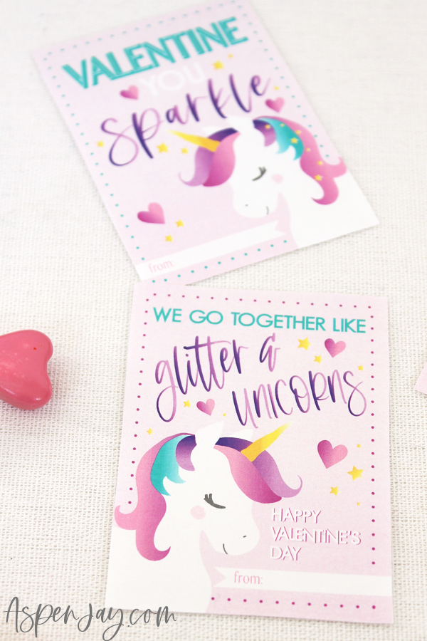 These magical Unicorn Valentines Cards are the perfect way to spread a little enchantment this February the 14th! With four designs to choose from, your unicorn lover will love these mythical designs! 