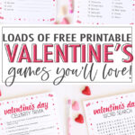 FREE printable Valentines Games that you will LOVE!