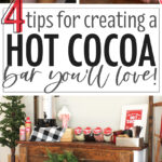 The perfect Christmas themed hot chocolate station! Love these ideas and the FREE printables!