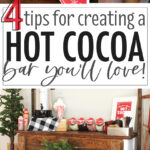 The perfect Christmas themed hot chocolate station! Love these ideas and the FREE printables!