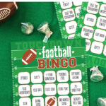 Free printable football bingo cards