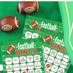 Free printable football bingo cards