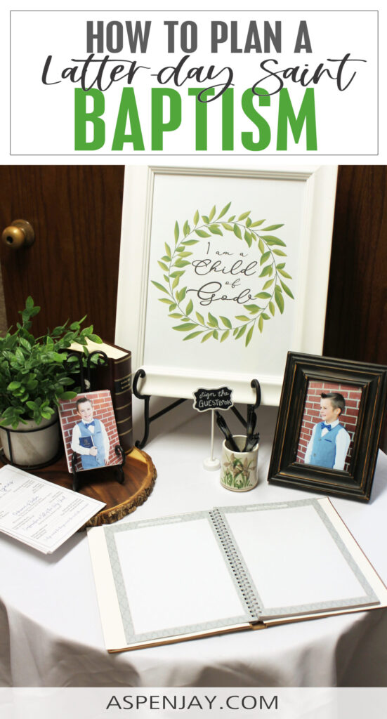 A comprehensive list of everything you need to know about planning a Latter-day Saint Baptism to keep it extra special and stress free!