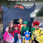 Turn your car into Bowser’s Castle with this DIY Super Mario trunk idea! 🎃 Complete with Goombas, Bob-ombs, Piranha Plants, and glowing castle eyes, this trunk-or-treat is packed with handmade Super Mario details fans will love.