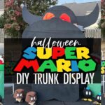 Turn your car into Bowser’s Castle with this DIY Super Mario trunk idea! 🎃 Complete with Goombas, Bob-ombs, Piranha Plants, and glowing castle eyes, this trunk-or-treat is packed with handmade Super Mario details everyone will love.