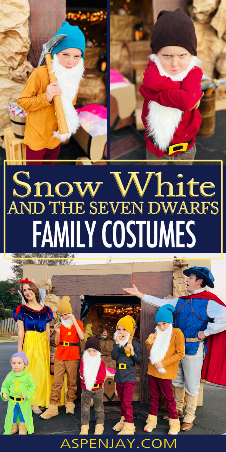 Snow White & the Seven Dwarfs Family Costumes for the Fairest Halloween ...