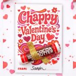 Download this free Chappy Valentine Printable cards featuring a fun retro 60s design. These chapstick Valentines are perfect for classrooms, friends, or easy party favors and are simple to print and cut at home.