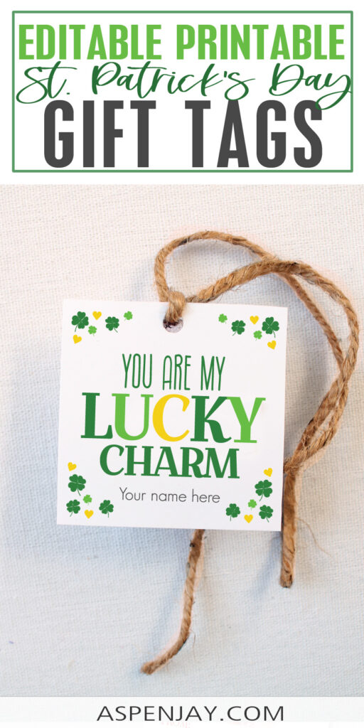 Looking for simple St. Patrick’s Day favor tags? These bright and cheerful printable gift tags are perfect for gold coins, baked goods, or neighbor drop-offs. Just print and tie on for an instant festive touch!