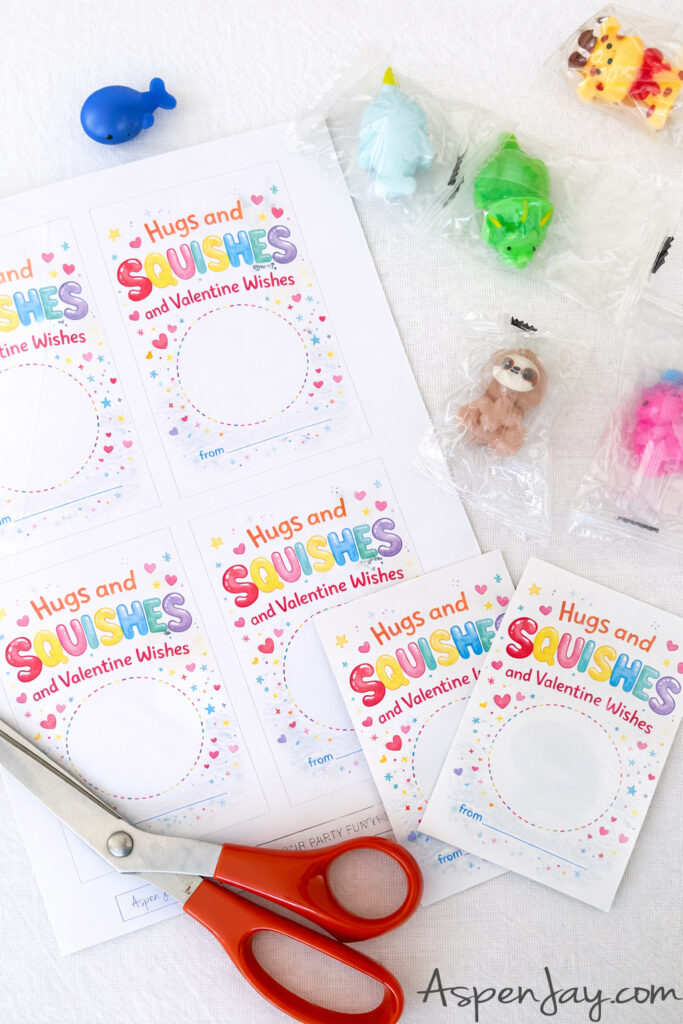 Free Valentine Printable + Squishy Gift Idea