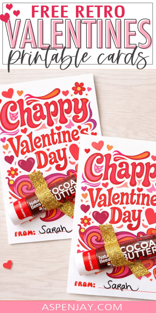 Chappy Valentine’s Day | Free Retro Valentine Printable