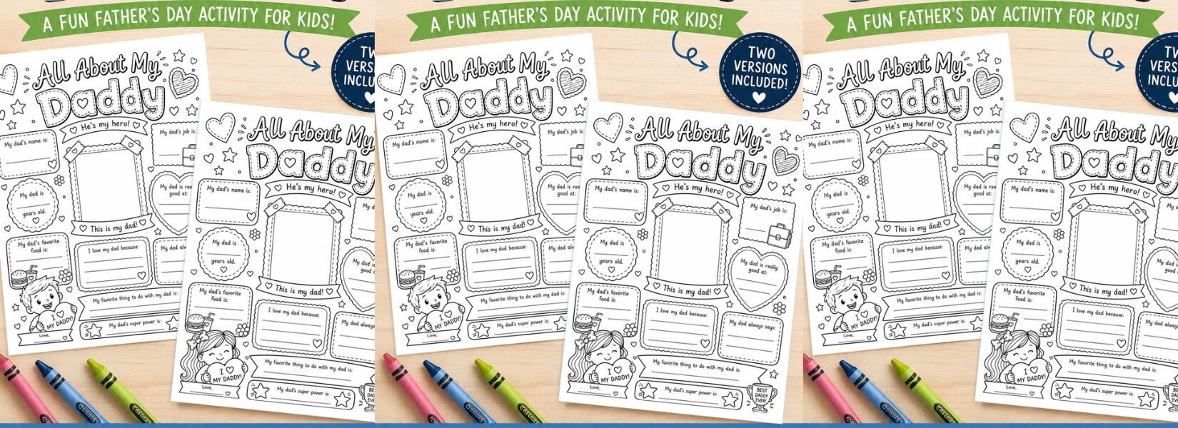 All About My Dad: Free Father’s Day Printable