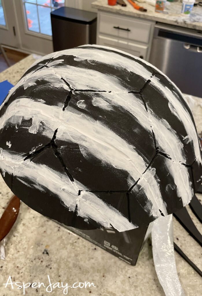 Foam shell for a homemade Koopa General costume