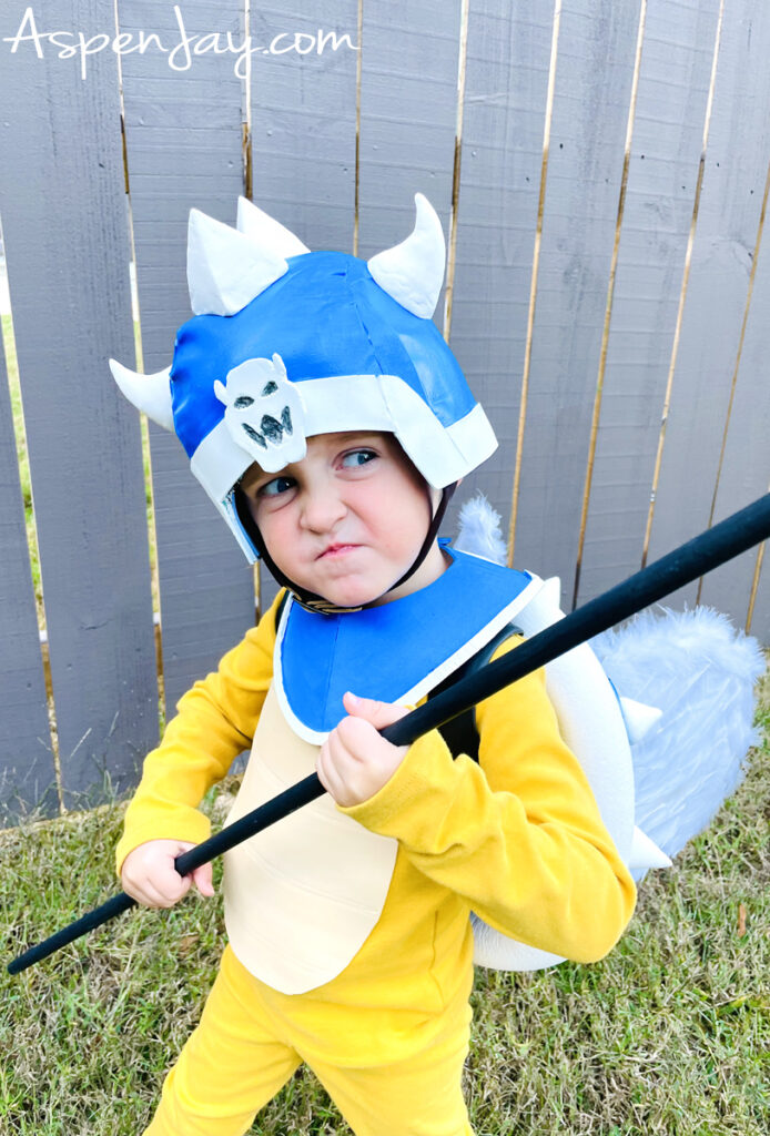 DIY Koopa General costume inspired by Super Mario Bros.