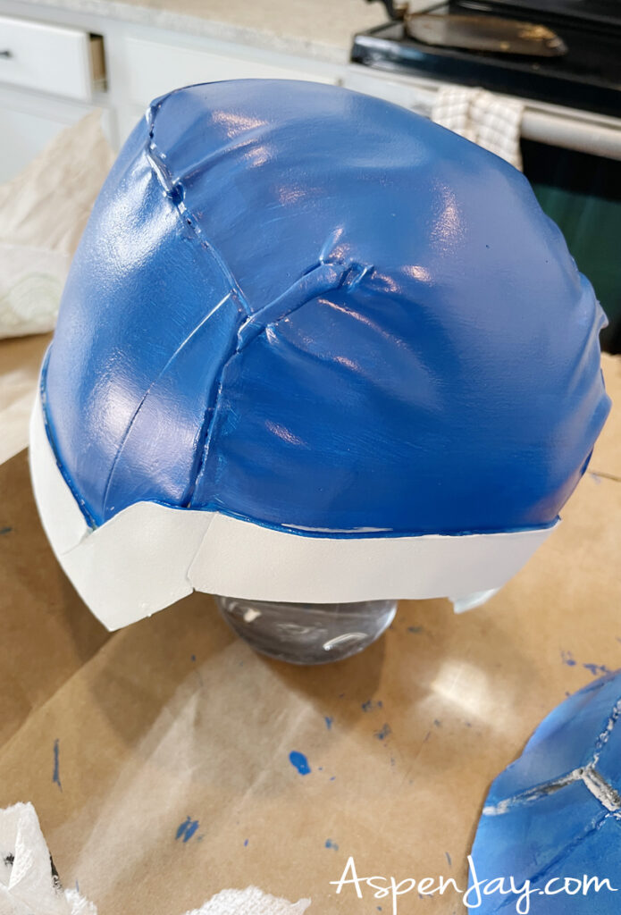 Koopa General helmet DIY for a Super Mario Bros. costume